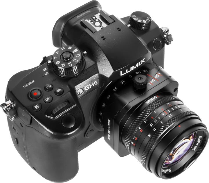 Actual product image 7artisans 50mm f/1.4 Tilt Shift for MFT (APS-C / DX, full size)