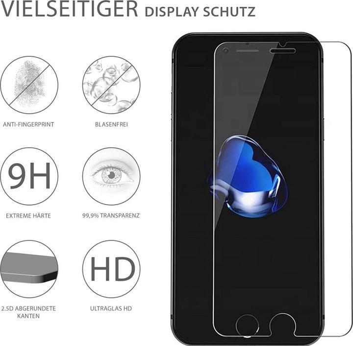 Produktbild Screenguard Apple iPhone 6S Plus Panzerglas Schutzfolie Case Friendly Design (1 Stück, Apple iPhone 6s Plus)