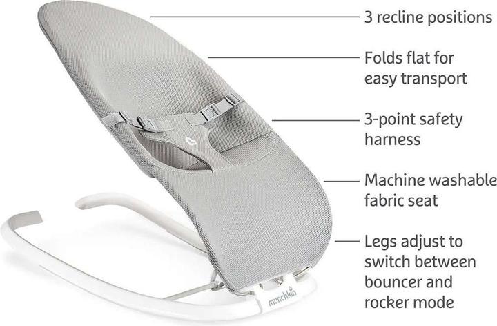 Image du produit Munchkin Spring 2-in-1™ Balançoire / siège inclinable pour bébé