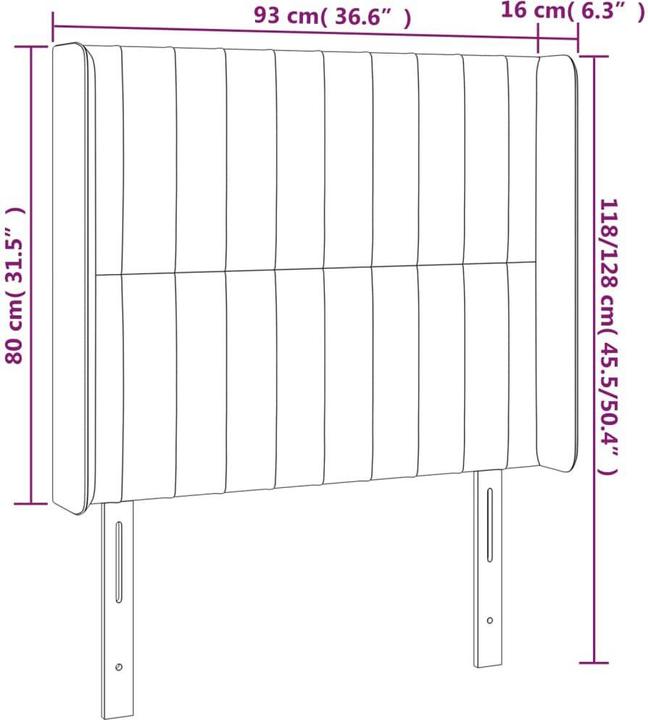 Actual product image VidaXL Lilyana (93 x 16 x 128 cm)