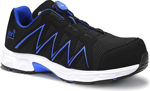 Actual product image Elten Safety low shoe S1P BOA® black-blue Low ESD Gr.48 (S1P, 48)