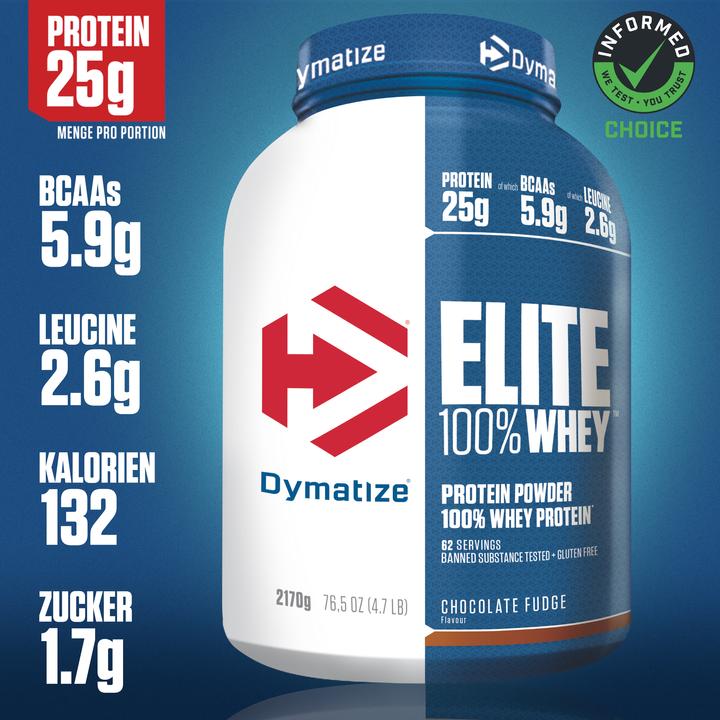 Produktbild Dymatize Elite 100% Whey (Chocolate Fudge, 1 Stk., 2170 g)