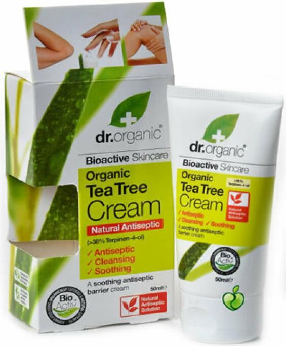 Image du produit Dr. Organic Crème à l'arbre à thé Dr. Bio 50ml (Crème pour le corps, 50 ml)