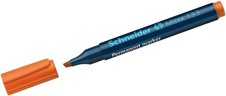 Image du produit Schneider Marqueur permanent Maxx 133, 1+4 mm, orange (Orange, 4 mm, 1 x)