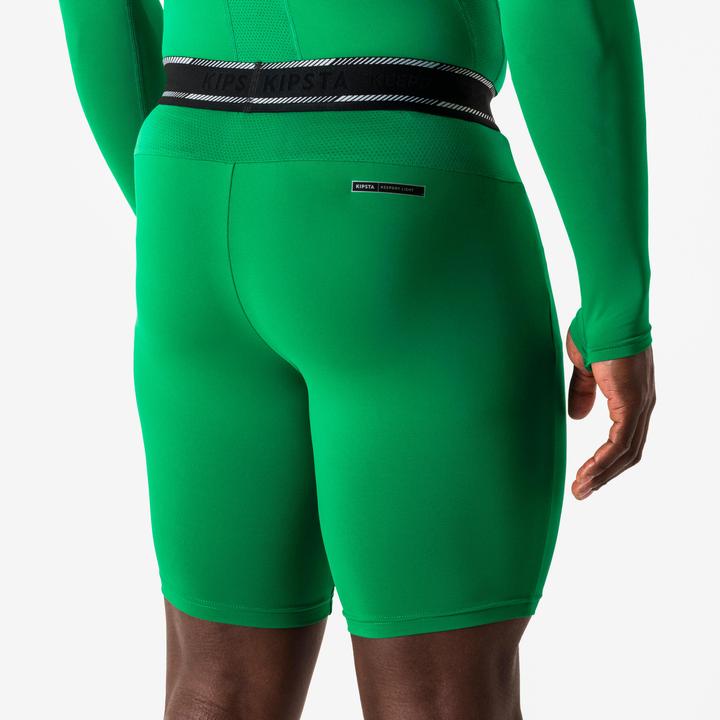 Immagine prodotto Kipsta Damen/Herren Fussball Funktionsshorts - Keepdry Light grün (XS)