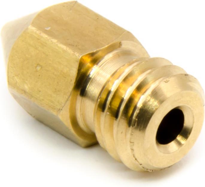 Actual product image Creality 0.4mm Nozzle MK8 Brass (Blast pipe)