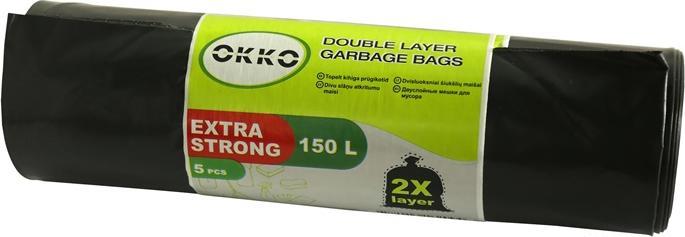 Actual product image Okko GARBAGE BAGS 2LAYER 150L 5PCS (5 x, 150 l)