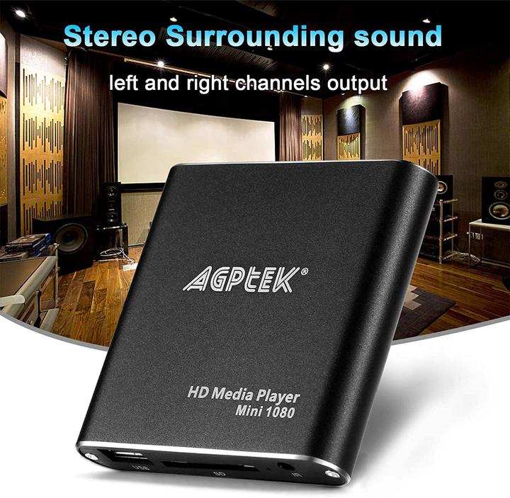Actual product image Agptek HA0053B Media player