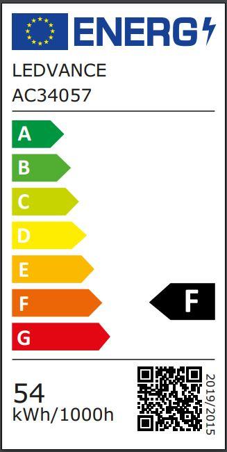 Energy Label Osram Tube (G5, 54 W, 4450 lm, 1 x, F)