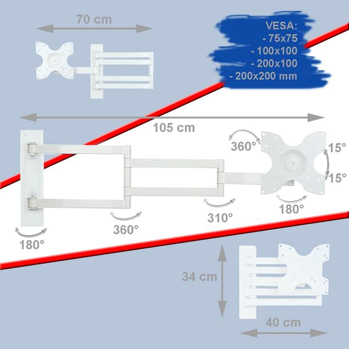 Image du produit DQ Rotate XL 98,5 cm Blanc
