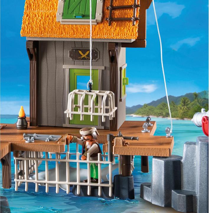 Image du produit Playmobil Port pirate avec prison pour corsaires (71792, Playmobil Pirates)