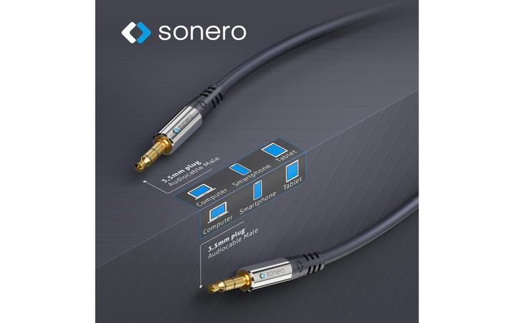 Actual product image Sonero 3.5mm jack - 3.5mm jack (2 m, 3.5mm jack (AUX))