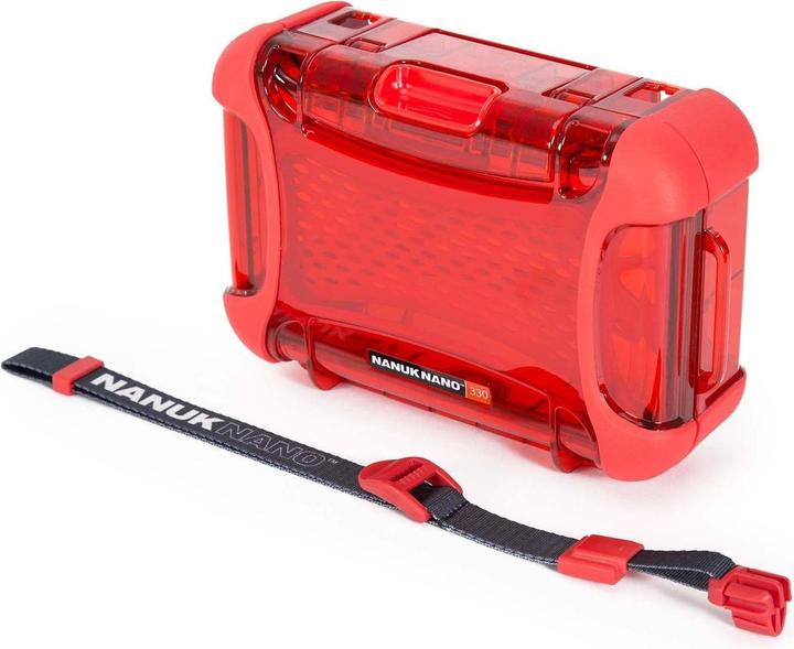 Actual product image Nanuk Outdoor Case Nano Case 330 Red (Photo case, 1.63 l)