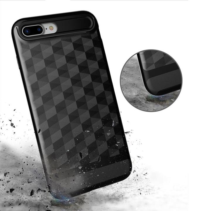Produktbild König Design Apple iPhone 7 Plus Hülle Case Handy Cover Schutz Etui Schutzhülle Bumper Silber (Apple iPhone 7 Plus)