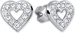 Brilio Silver - Silver earrings Heart 438 001 00614 04