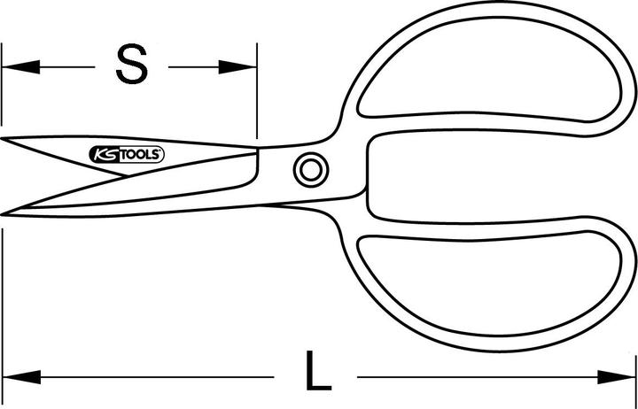 Immagine prodotto KS Tools Cesoie da officina universali (19 cm)
