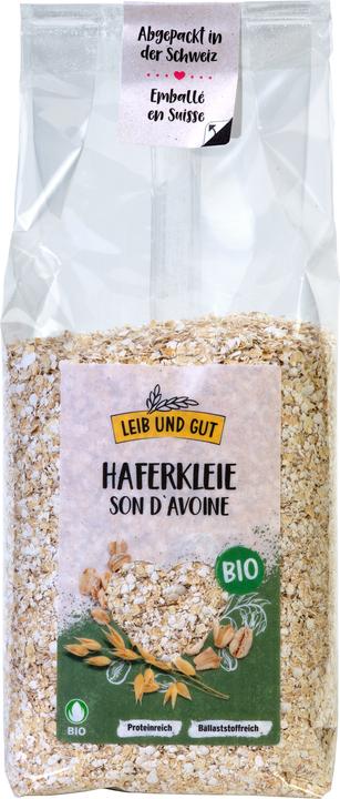 Produktbild Leib und Gut Bio Haferkleie ausgewalzt 250 g (250 g)