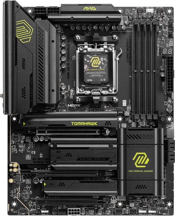Produktbild MSI MAG X870 Tomahawk WIFI (AM5, AMD X870, ATX)