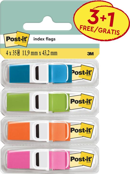 Post-it index des promotions (11,9 x 43,2 mm)