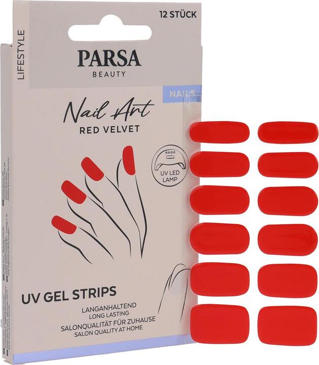 Produktbild Parsa Beauty UV-Nagelfolien Red Velvet