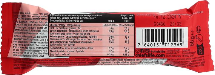Produktbild Chiefs Protein Bar (Erdbeere, 12 Stk., 660 g)