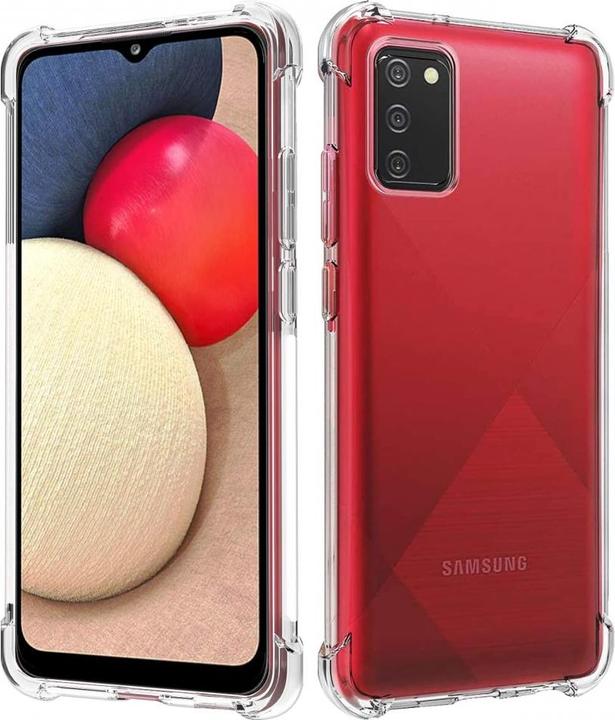 Immagine prodotto Screenguard Samsung Galaxy A02s Custodia Crystal Soft Airbag Bumper (Samsung Galaxy A02s)