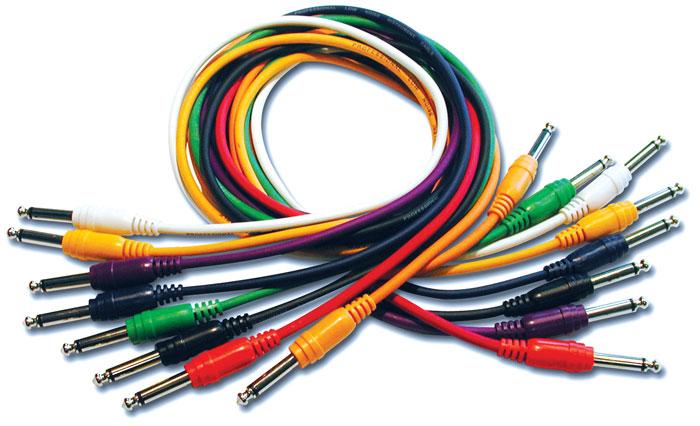 Actual product image Hosa CPP-890 - Patch Cable Set TS-TS 90cm (0.90 m)