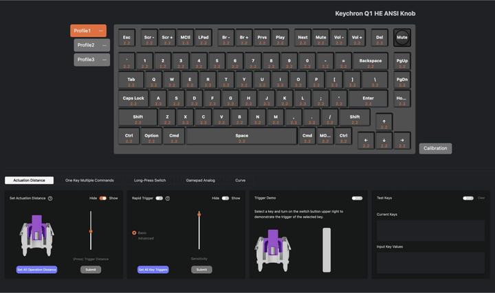 Actual product image Keychron Q1 HE (Magnetic Switch) (US, Wireless, Cable)