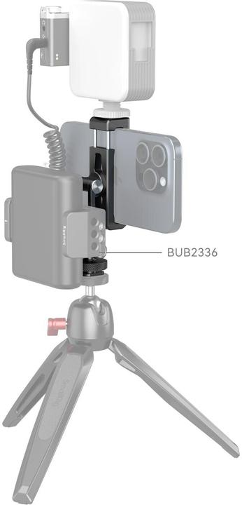 Image du produit SmallRig Porte-téléphone en métal avec support pour chaussures froides (Accessoires de cardan, Cage Accessoires, Accessoires vidéo divers)