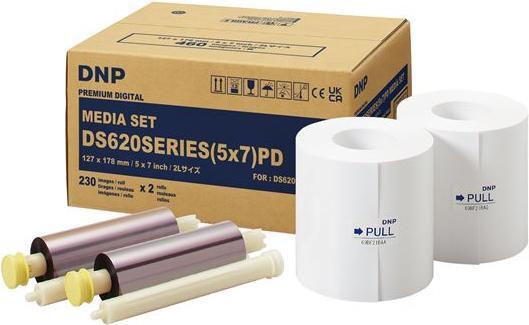 Actual product image DNP DS 620 Media Kit 13x18 cm 2x 230 sheets (13 x 18 cm, 460 x)