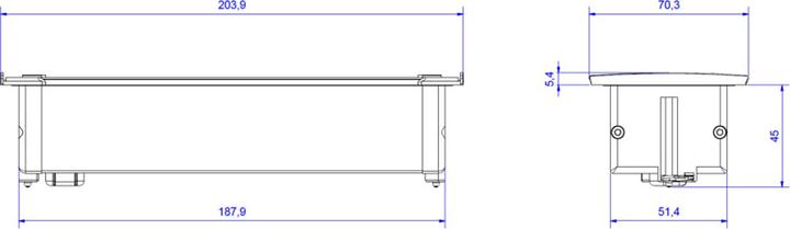 Actual product image Bachmann 927.002 Socket 2x AC (2 x, CEE 7/3, 2 m)