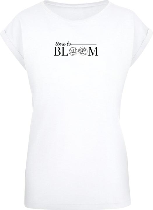 Merchcode Ladies Time to bloom - Extended Shoulder Tee - 118693