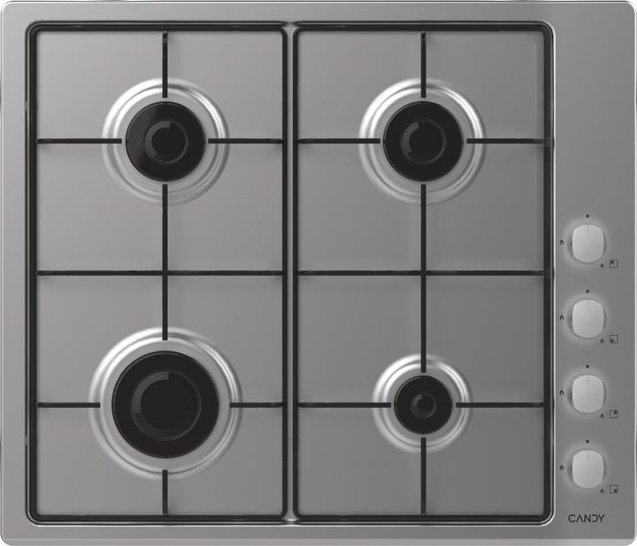 Image du produit Candy CHW6LX Inox Intégré Table de cuisson à gaz 4 zone(s)