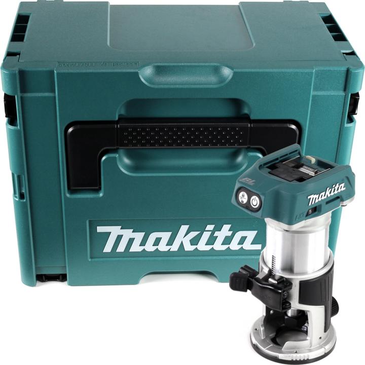 Produktbild Makita DRT 50 ZJ Akku Multifunktionsfräse 18 V Brushless + Einsatz + Makpac