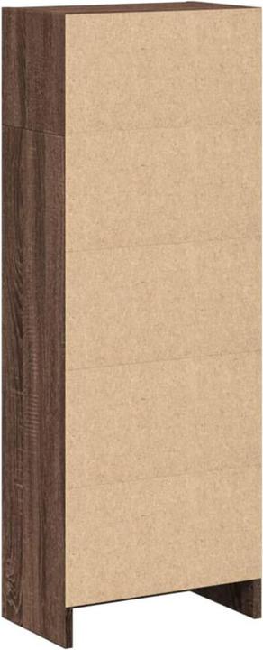Produktbild VidaXL Bücherregal Bücherschrank Standregal Büroregal Braun Eichen-Optik (40 x 24 x 109 cm)