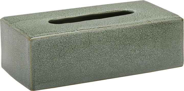 Aquanova Kosmetiktuchbox Ugo Grün, Steingut
