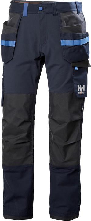Helly Hansen Workwear Kelnės HELLY HANSEN Oxford 4X Cons Pant, juodos/mėlynos C52 (52)