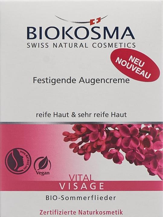 Image du produit Biokosma VITAL VISAGE - Crème raffermissante pour les yeux (Crème, 15 ml, Journée)