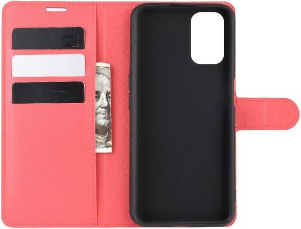 Actual product image MU Classic Litchi Leather Bookcover Series (Oppo A52)