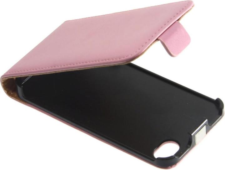 Immagine prodotto OEM Custodia Flip Slim in pelle in blister per iPhone 4/4s rosa (Apple iPhone 4, Apple iPhone 4s)