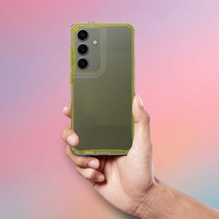 Actual product image OEM Back panel cover MATRIX CLEAR Case for SAMSUNG S20 FE / S20 FE 5G yellow (Samsung Galaxy S20 FE, Samsung Galaxy S20 FE 5G)