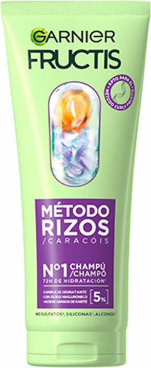 Actual product image Garnier FRUCTIS CURLY shampoo 200 ml (200 ml, Liquid shampoo)