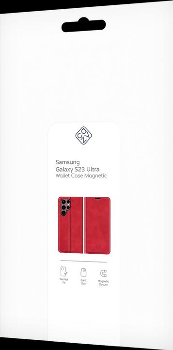Produktbild Cazy Book Case Kompatibel mit Samsung Galaxy S23 Ultra - Hülle klappbar Magnetisch Kunstleder - (Samsung Galaxy S23 Ultra)