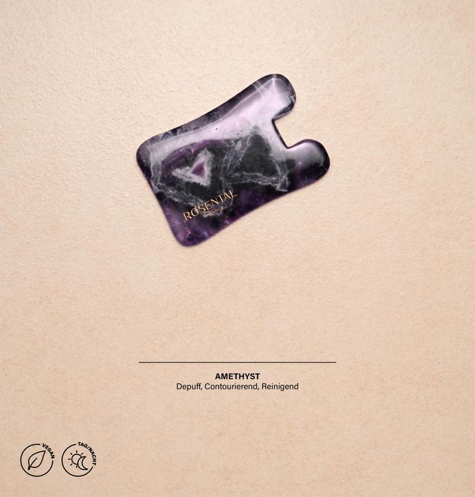 Actual product image Rosental Organics Rosental Tools - Amethyst Gua Sha