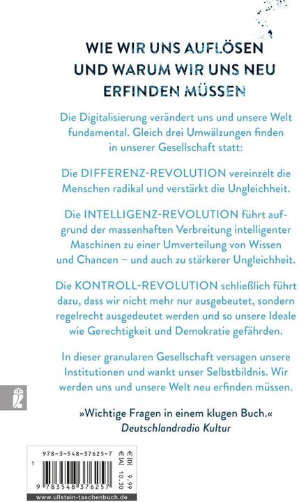 Produktbild Die granulare Gesellschaft (Deutsch, Christoph Kucklick, 2016)