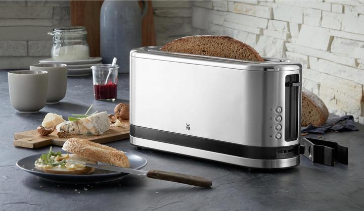 Actual product image WMF KITCHENminis long slot toaster 2-slice with bread roll attachment