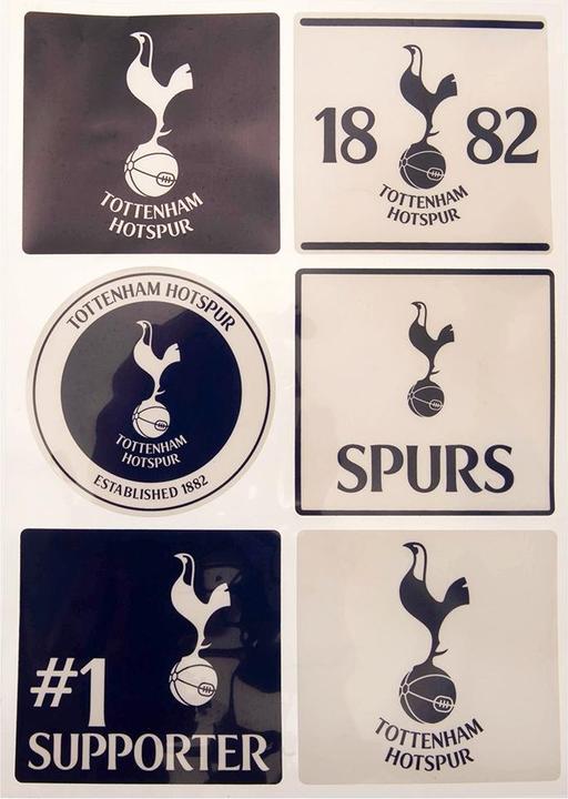 Produktbild Tottenham Hotspur FC Autoaufkleber Wappen Set 6erPack