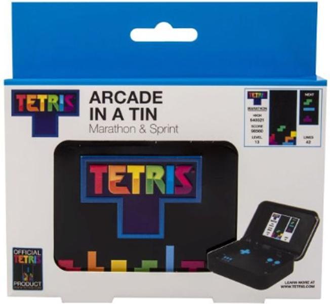 Actual product image Fizz Creations Tetris Arcade in a Tin