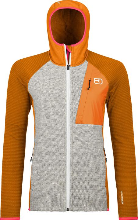 Ortovox Women's Fleece Grid Plus Classic Knit Hoody