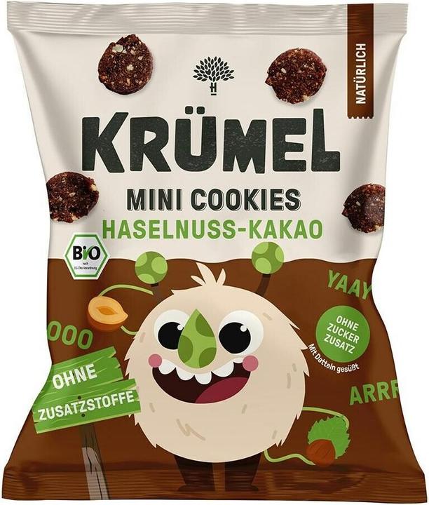 Produktbild Krümel Mini Cookies Haselnuss-Kakao Bio (1 Stk., 50 g)